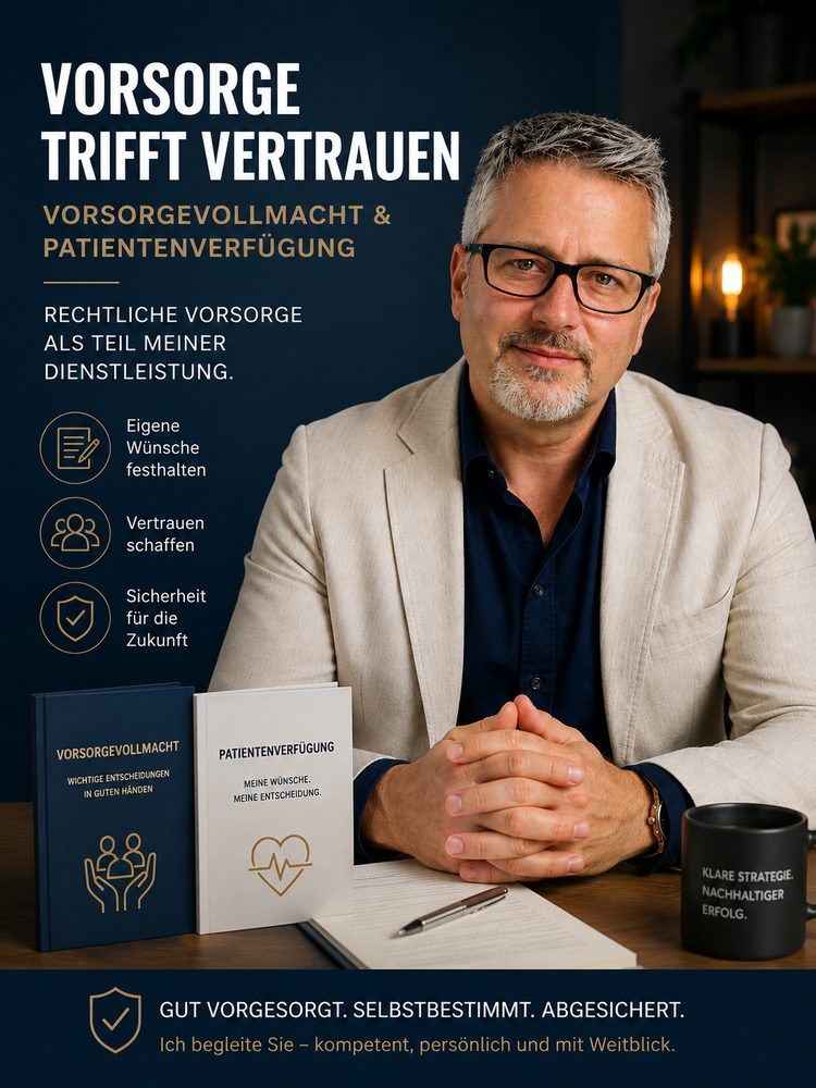 Vorsorge trifft Vertrauen: Vorsorgevollmacht und Patientenverfügung mit Markus Feistle